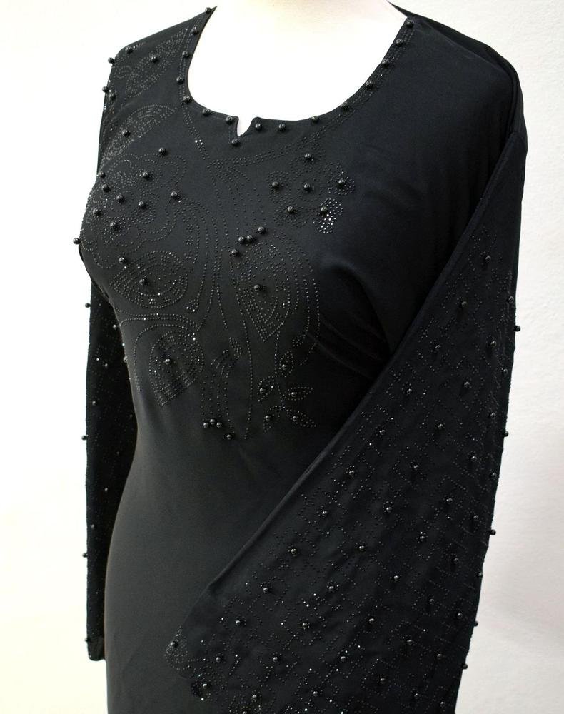 Black Embroidered Nidha Abaya #1 Best Price Pakistan