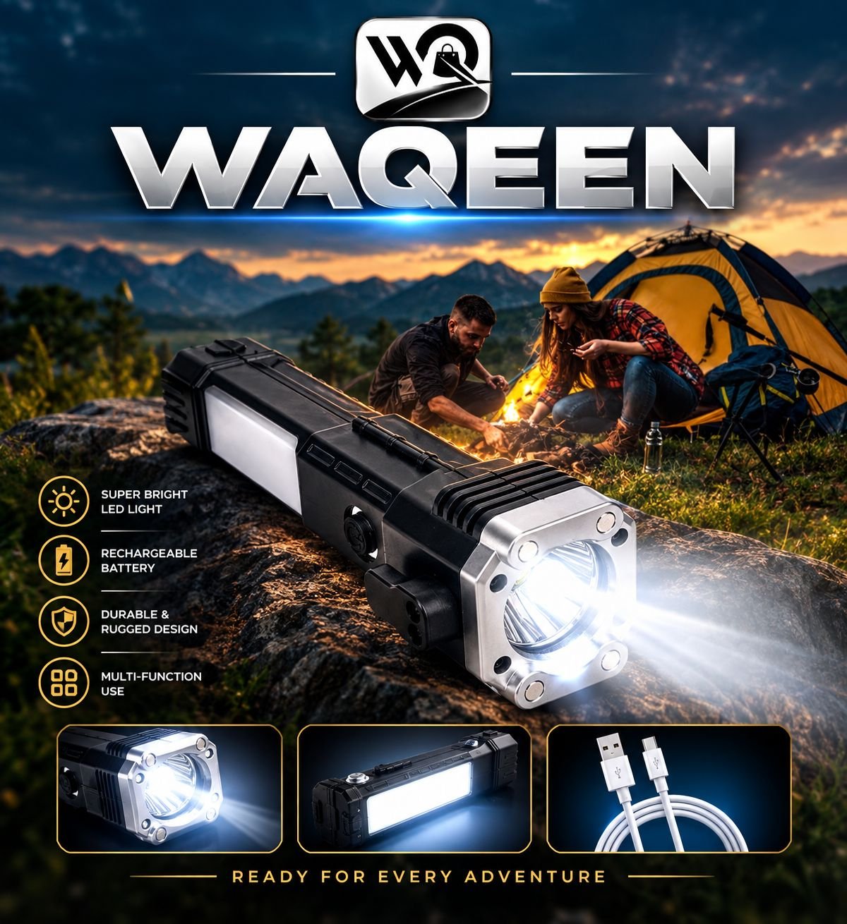 Rechargeable LED Torch Light #1 Best Price in Pakistan