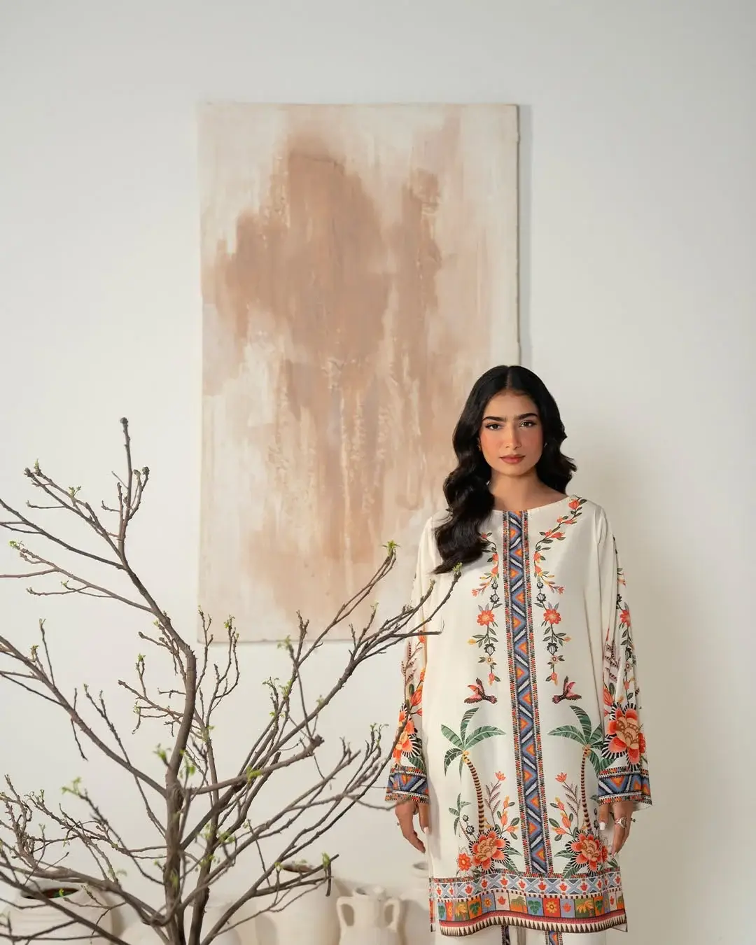 Women Printed Lawn Suit #1 Best Summer Dress Pakistan - Image 2