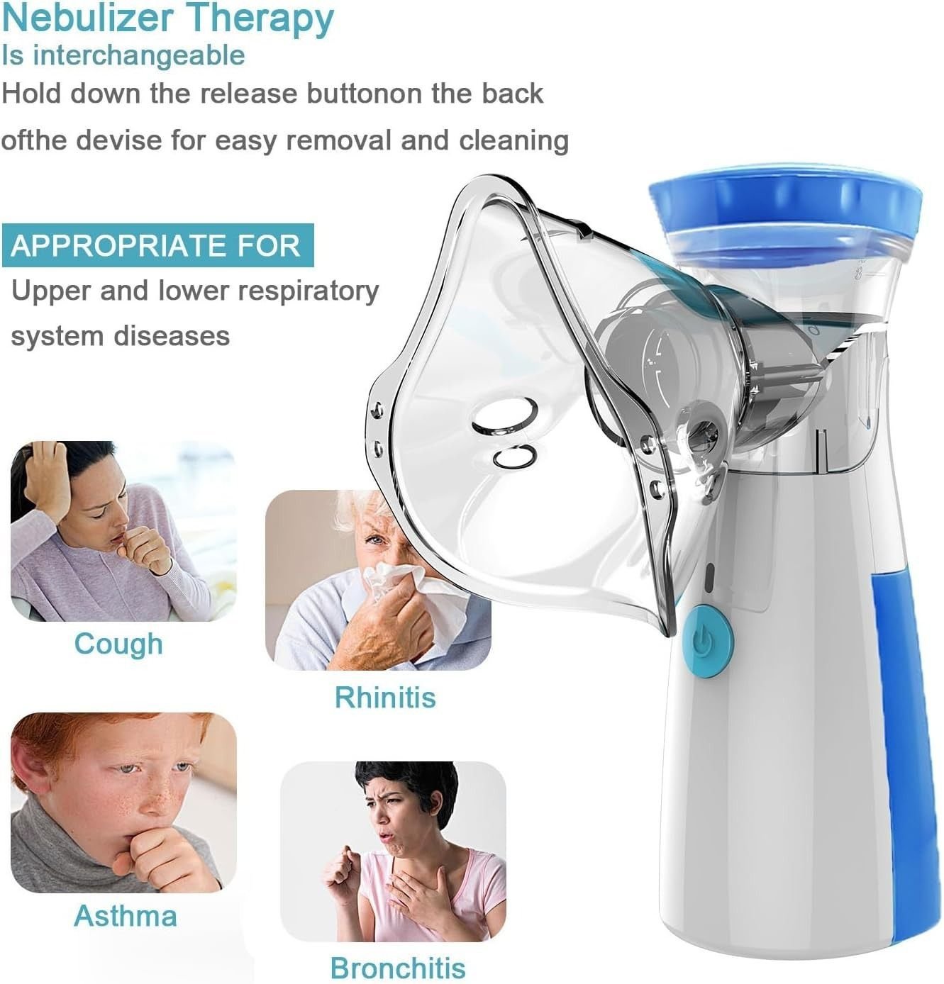 Portable Mesh Nebulizer #1 Best Quiet Nebulizer PK - Image 3