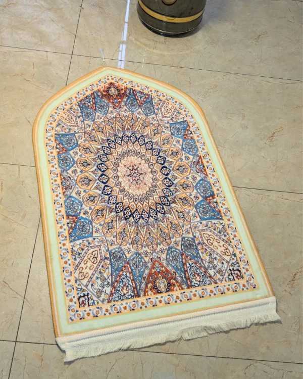 Persian Mandala Velvet Janamaz #1 Best Prayer Mat PK - Image 4