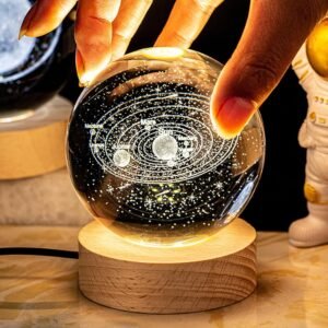 3D Crystal Ball Table Lamp #1 Best Price Pakistan