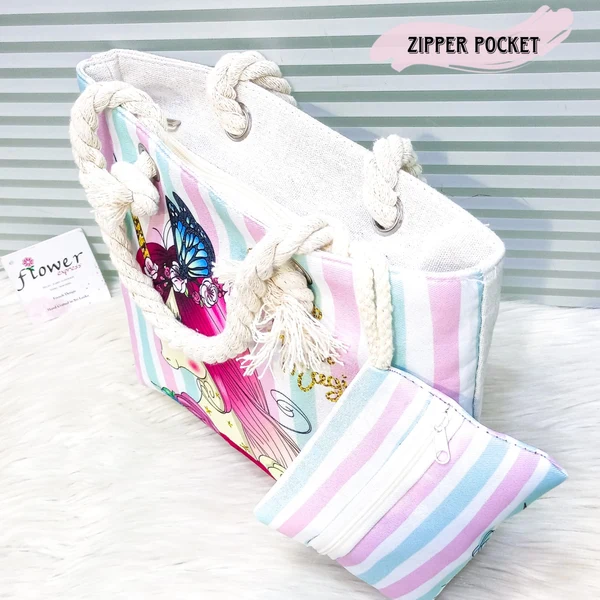 Unicorn Girls Tote Bag #1 Best Cute Kids Bag PK - Image 3