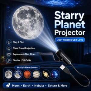 USB Ceiling Moon Earth Projection Lamp #1 Starry PK