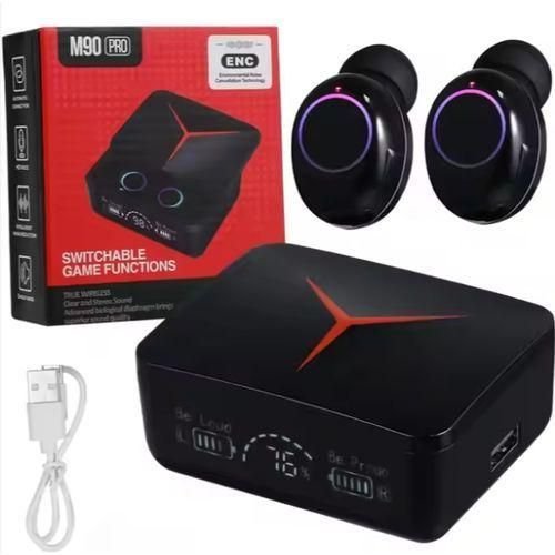 M90 Pro TWS Wireless Earbuds #1 Hi-Fi Gaming PK - Image 2