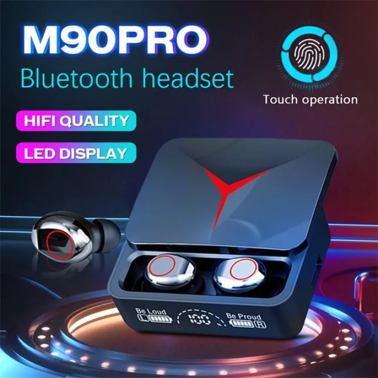 M90 Pro TWS Wireless Earbuds #1 Hi-Fi Gaming PK