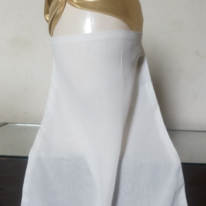Half Veil Niqab Patti #1 Korean Chiffon Soft Elastic PK