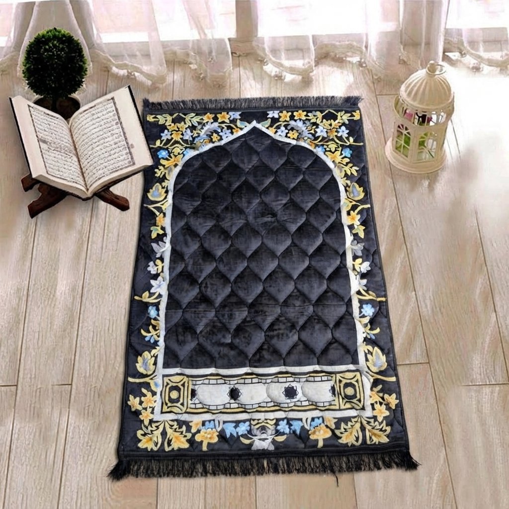 Velvet Honeycomb Janamaz #1 Best Prayer Mat Pakistan